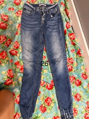 Women's Blue Skinny Jeans - Size 25 26 28 and xs 4 pairs